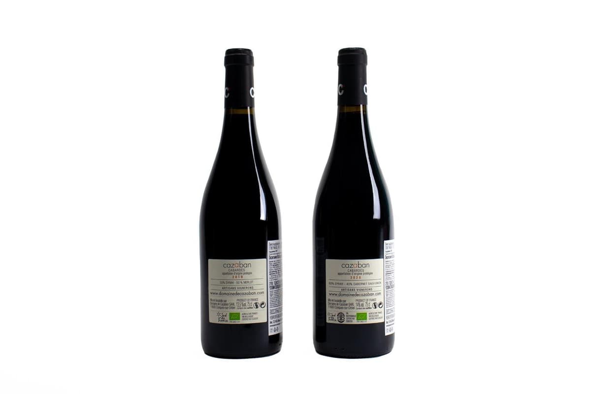 Вино Domaine de Cazaban, "B. 0003" Salleles-Cabrdes, Pays d'Aude IGP, 2022